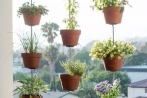 ideas para hacer un jardin colgante
