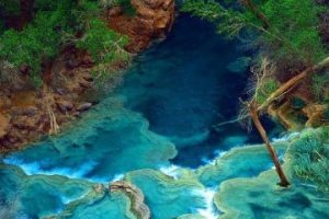 imagenes de cascadas de agua azul mundo