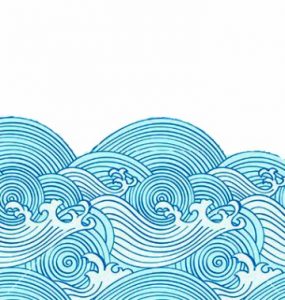 Dibujos de olas del mar a lapiz faciles para niños | Imagenes del Medio