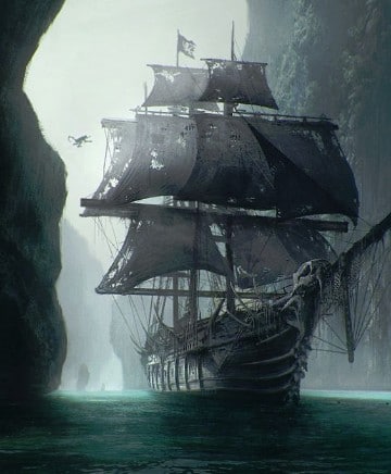 imagenes de barcos piratas para dibujar