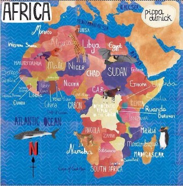 imagenes del continente africano con nombres