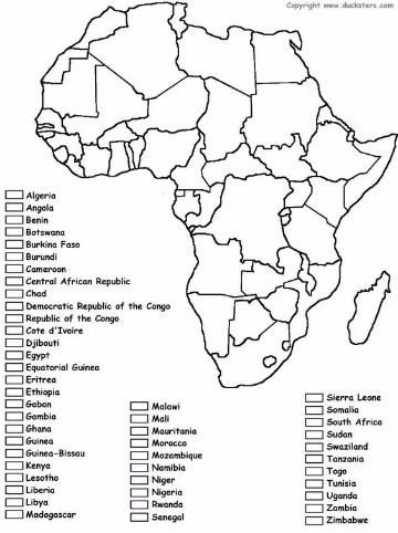 imagenes del continente africano sin nombres