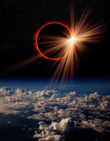 imagenes de eclipse de sol lunar