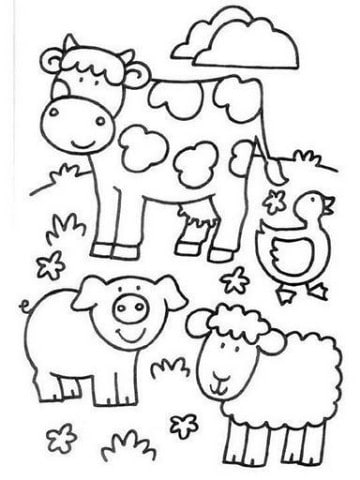 dibujos de animales de la selva para niños