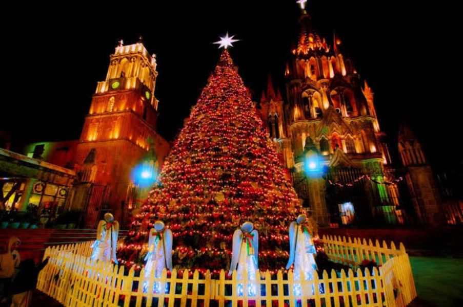 lugares para celebrar navidad San Miguel de Allende Mexico