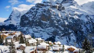 lugares para celebrar navidad murren suiza