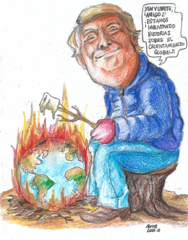 dibujos de calentamiento global sarcasmo politico