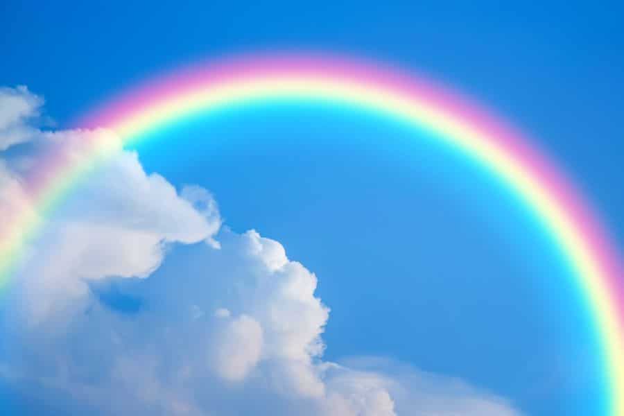 imagenes de arcoiris con sol y lluvia fotos