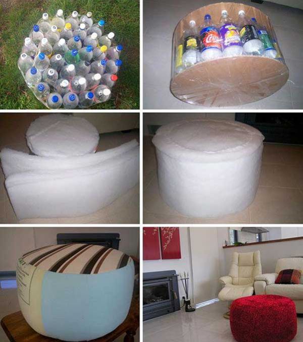 reciclar botellas de plastico muebles