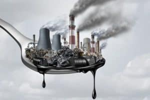 efectos de la contaminación atmosférica creativas ilustraciones