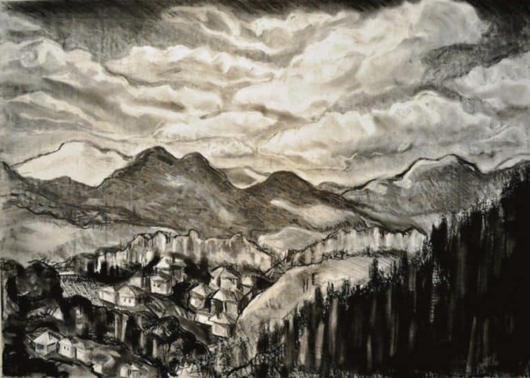 4 formatos en paisajes de montaña para dibujar y divertirse