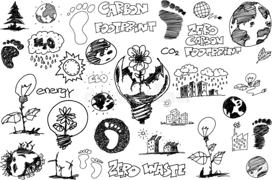 dibujo ecología y medio ambiente tipo grafiti