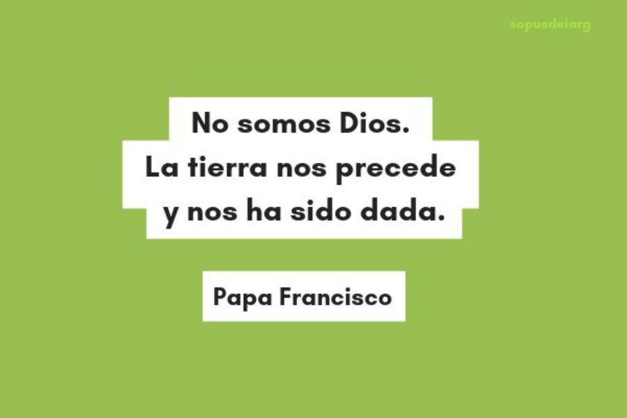 oraciones sobre el medio ambiente por el papa