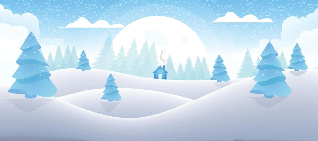 imágenes de paisajes con nieve vectores