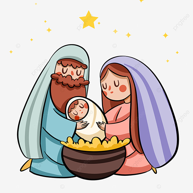 dibujos de nacimiento de jesus colorido