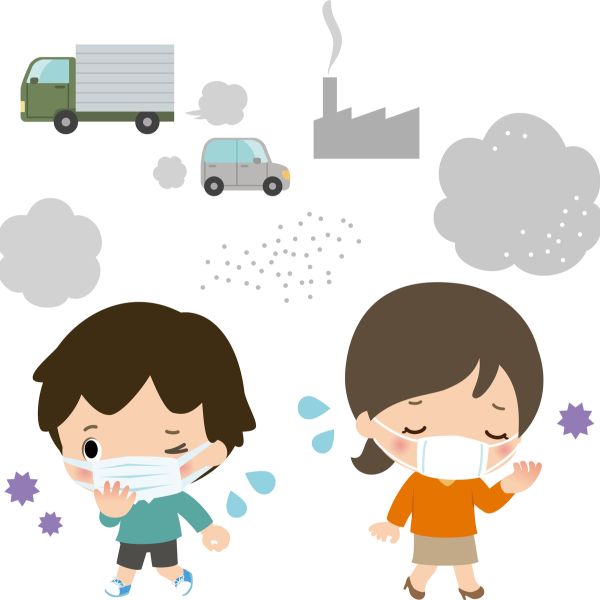 contaminación del aire imágenes dibujo