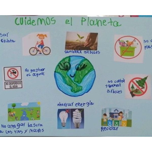 Los mejores dibujos de cuidar el planeta por niños 10 años