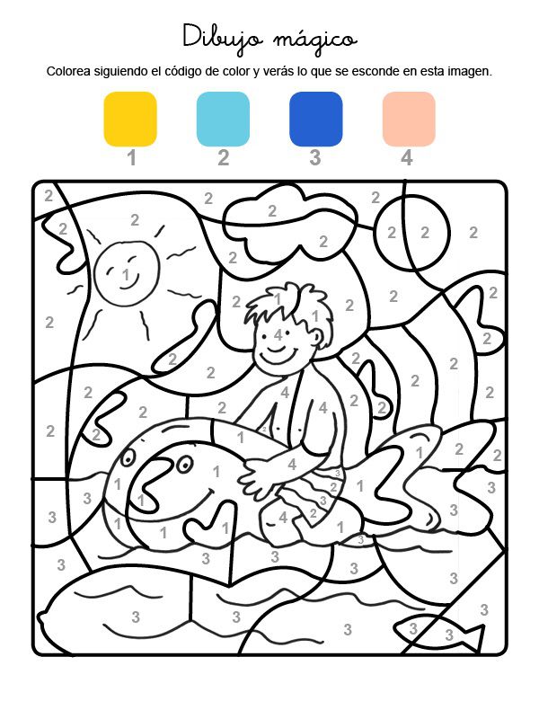 dibujos del mar para colorear plantilla de juegos