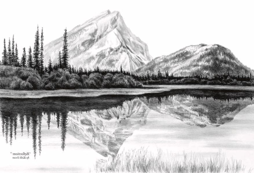 dibujos de montañas a lapiz resultados espectaculares