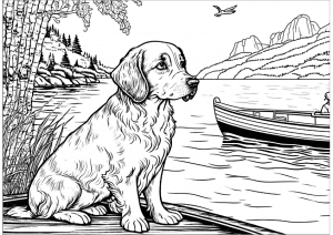 dibujos para pintar perros para niños mayores de 10 años